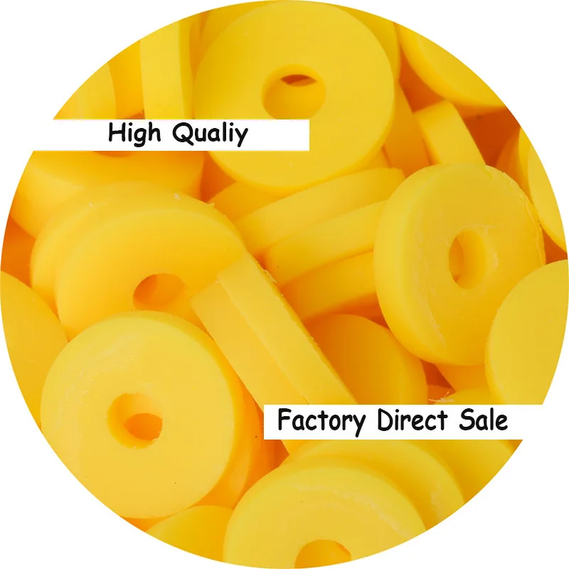 Wholesale Price Bulk Surfer DIY Heishi colorful Disc ceramic beads for necklace stackable bracelet set boho summer beach jewelry