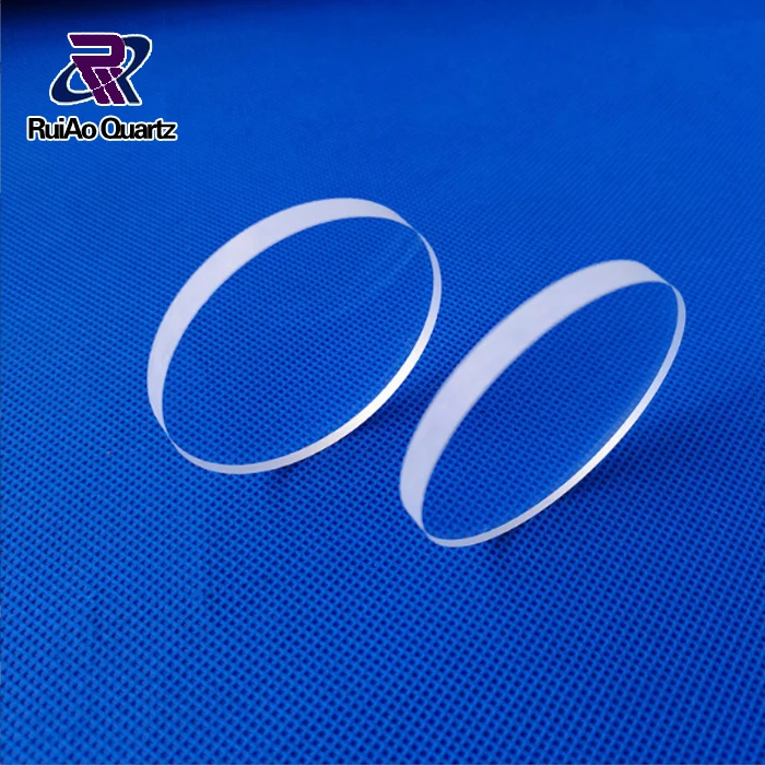 Высококачественная технология, круглая прозрачная кварцевая пластина, пластина из кварцевого стекла, прозрачная стеклянная пластина