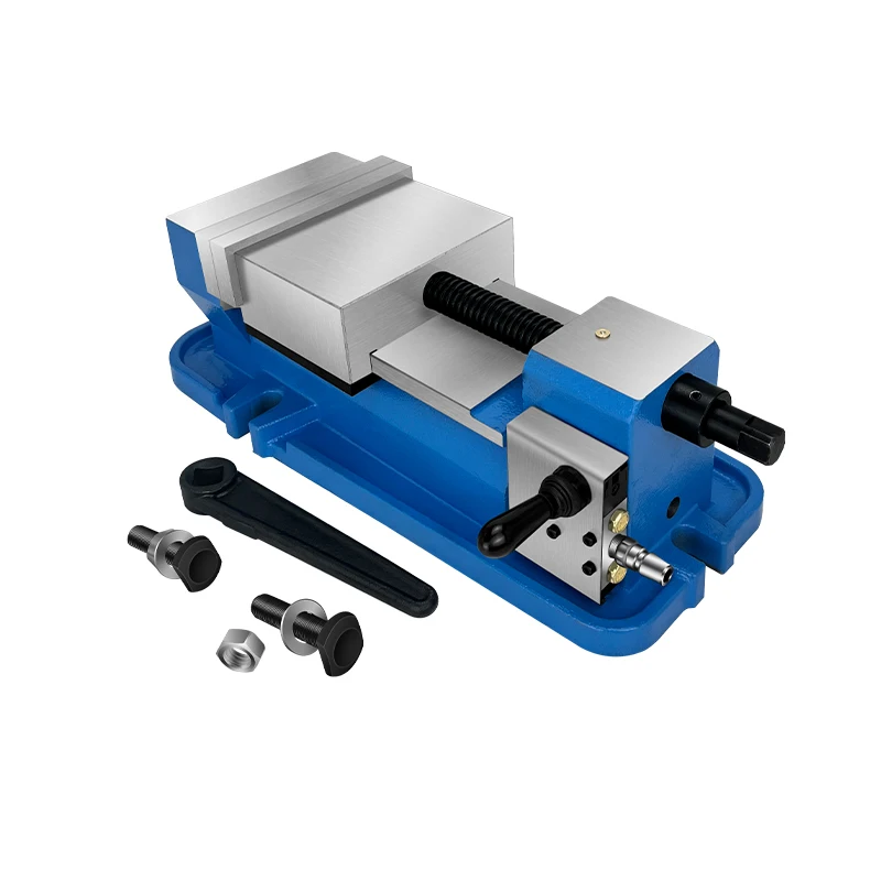 Factory Direct Sales 6 inch air-operated vice precision pneumatic vice high quality dual-use handle bench vice