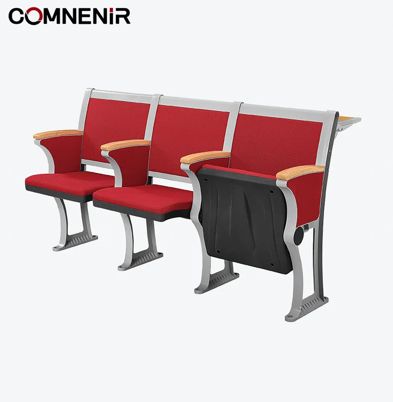 University Comfortable Fixed Seating College Lecture Hall Table and Chair School Chairs