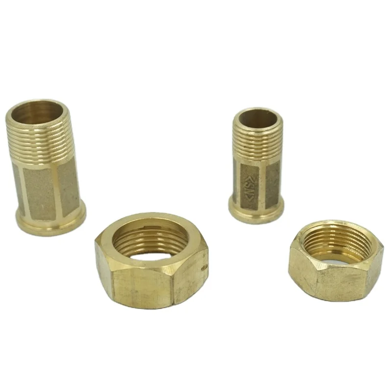Custom Brass Pipe Fittings Cast and OEM Supported for Various Piping Needs