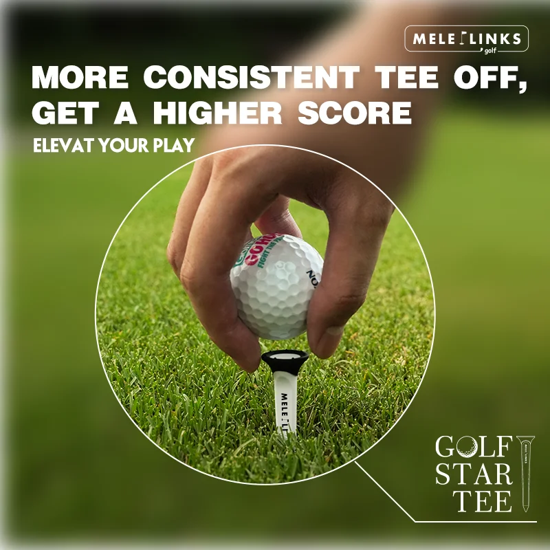 Golf Star Tee Custom Colored Logo Printing Plastic Golf Tees Golf Tees With Logo With High Quality