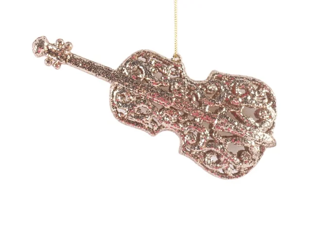 Guitar Miniature Exquisite Plastic Mini Guitar Model Display Decoration Home Coffee Decorative Christmas Tree Ornament