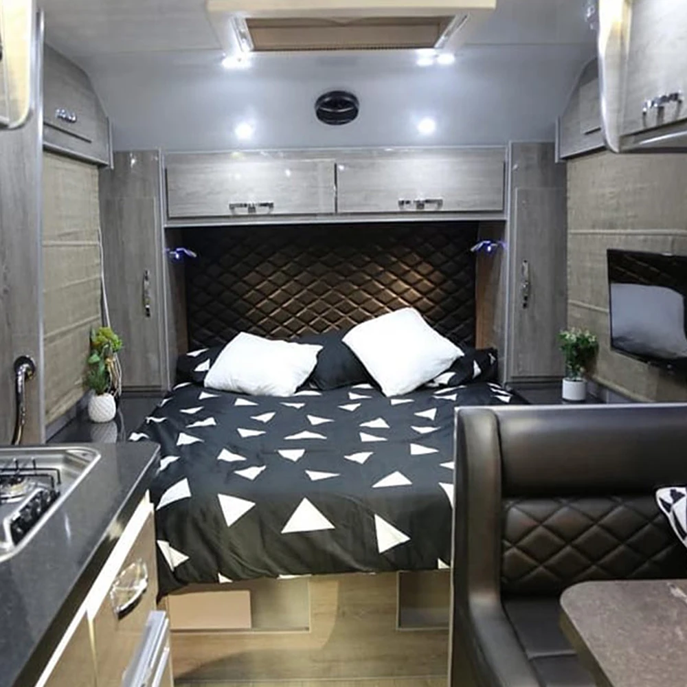 China factory price offroad trailer house caravan van camper car