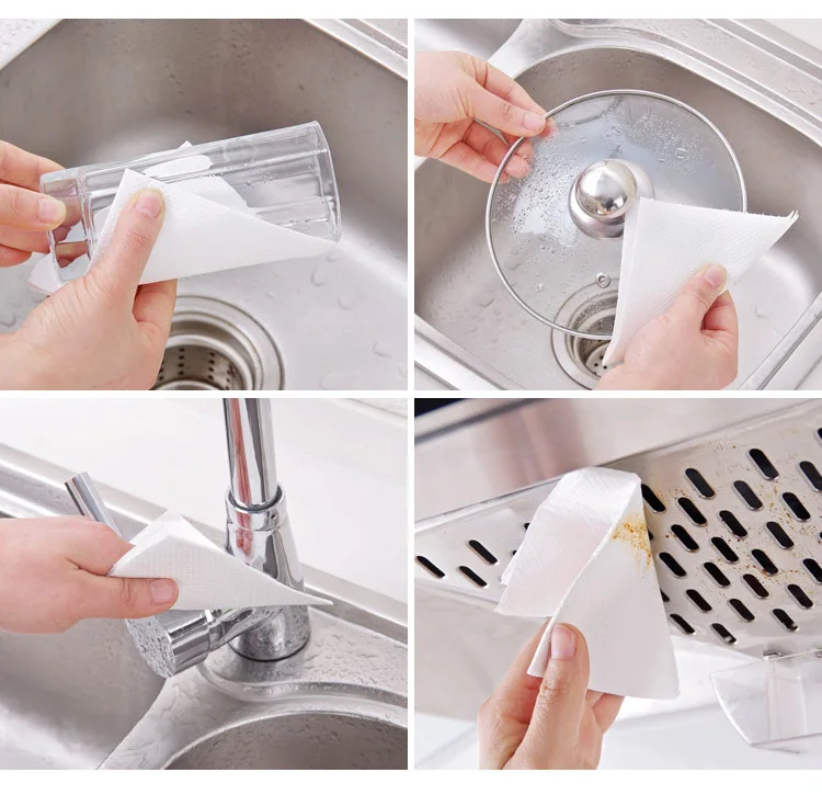 Wholesale Natural Kitchen Paper Towel Roll Kitchen Paper Tissue Bamboo Pulp Wholesale 2ply 60 Sheets Home Use