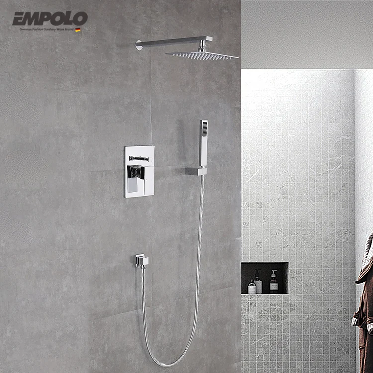 Free bathroom package plan chrome shower diverter shower valve ABS bathroom shower