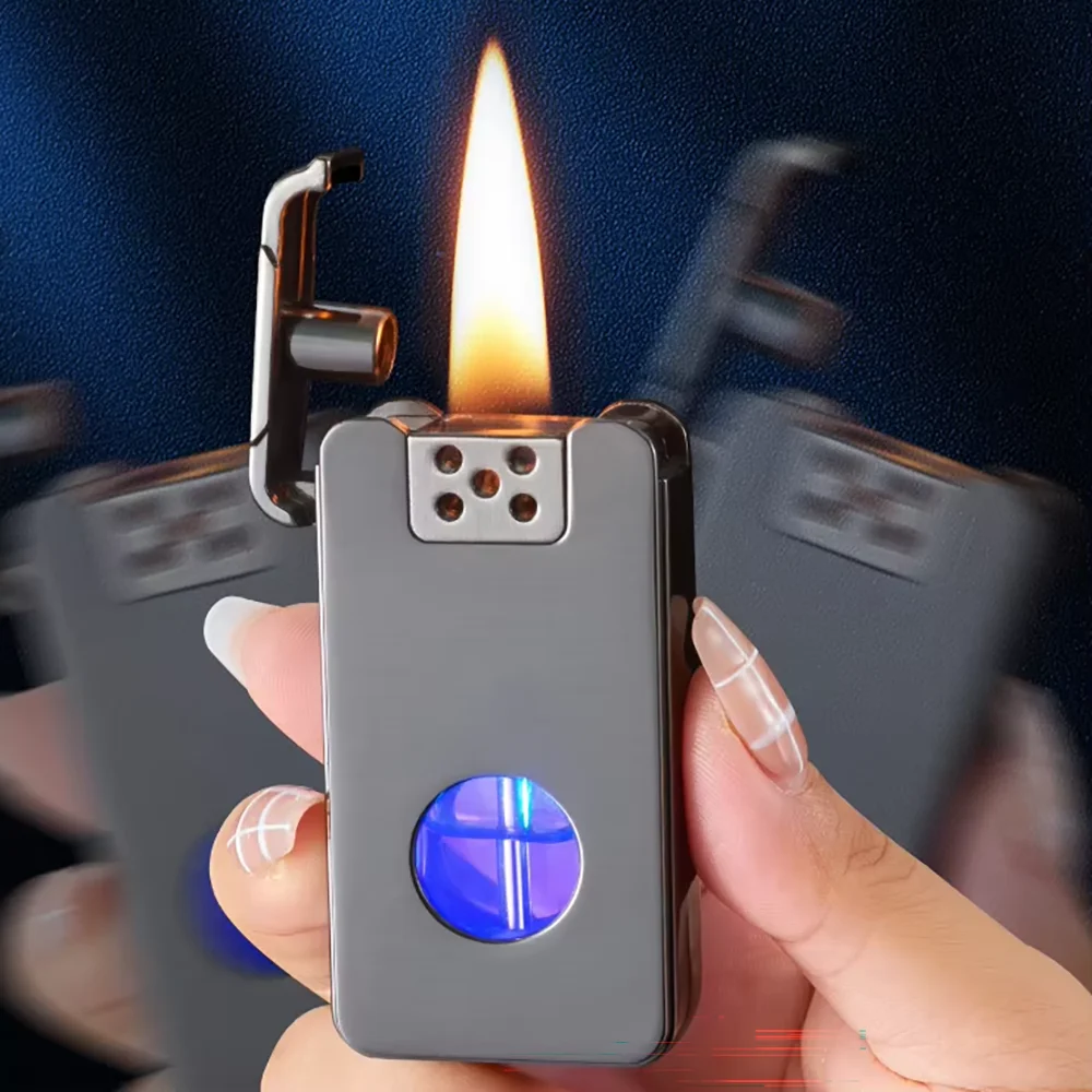 Classic retro kerosene lighter powerful plasma arc electric kerosene flame lighter type-c usb rechargeable