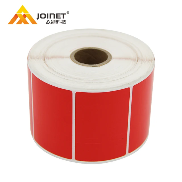 Manufacture price color thermal transfer labels fluorescent colors red/green thermal transfer label