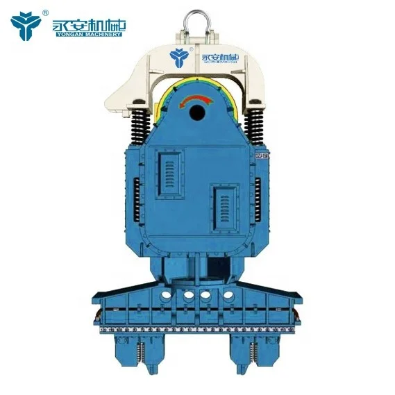 
DZ45 Crane Lifted Type Piling Machinery Electric Vibratory Pile Driving Hammers for sale 