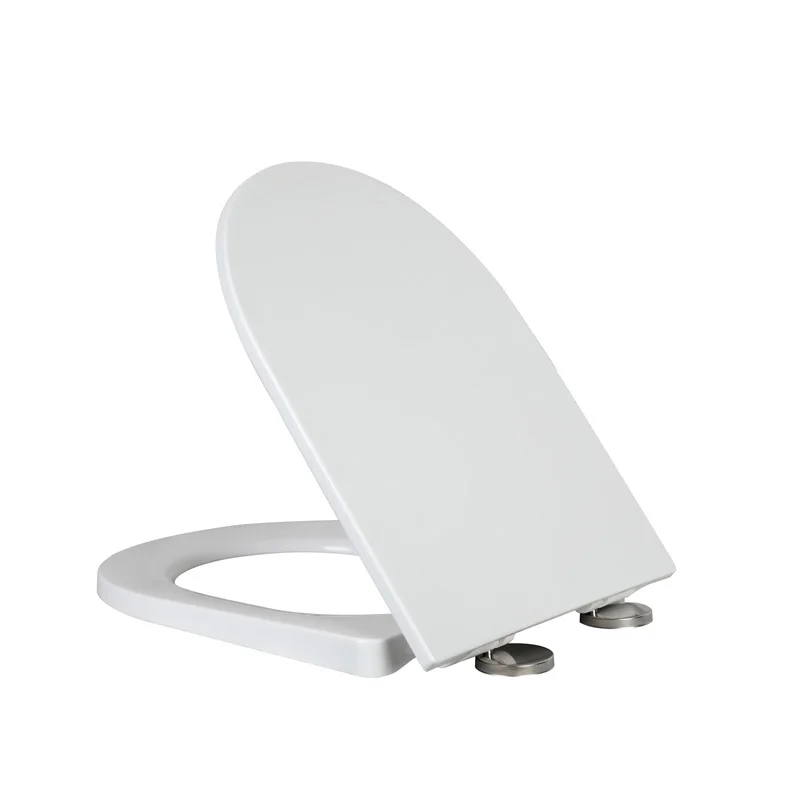 European Style U-shape Two Button Top Lock Soft Close PP Toilet Seat  KJ-902A1 for Bathroom
