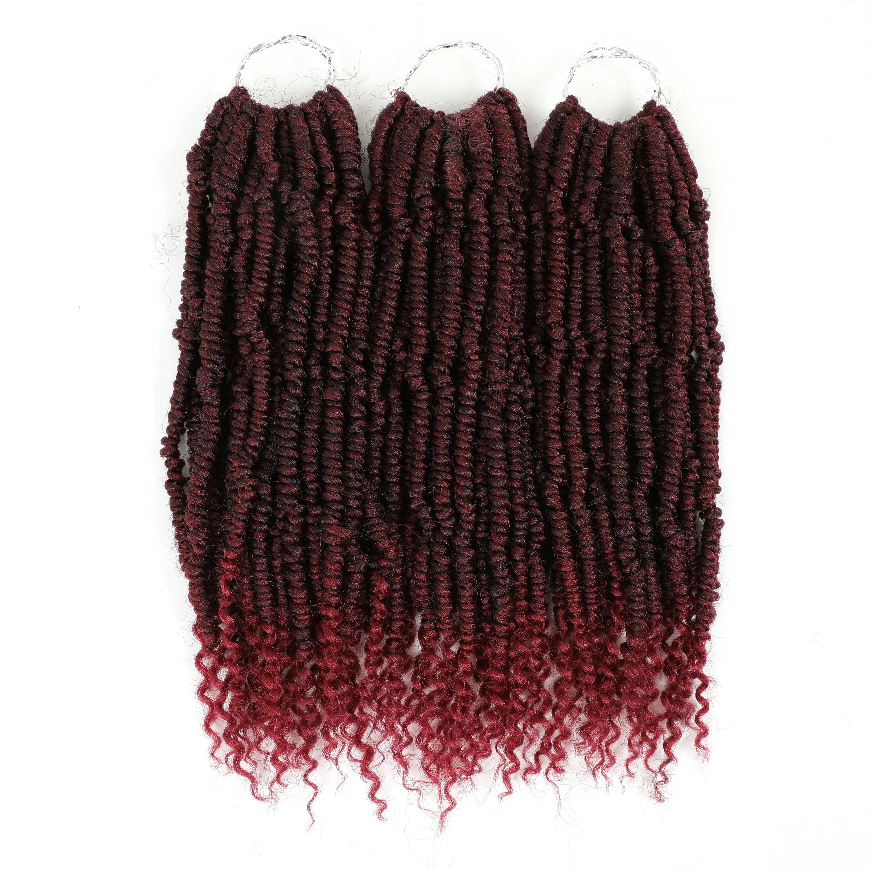 Bomb Twist Hair Spring Passion Twist Crochet Hair Prelooped Dreadlocks Synthetic Braids Hair Extension