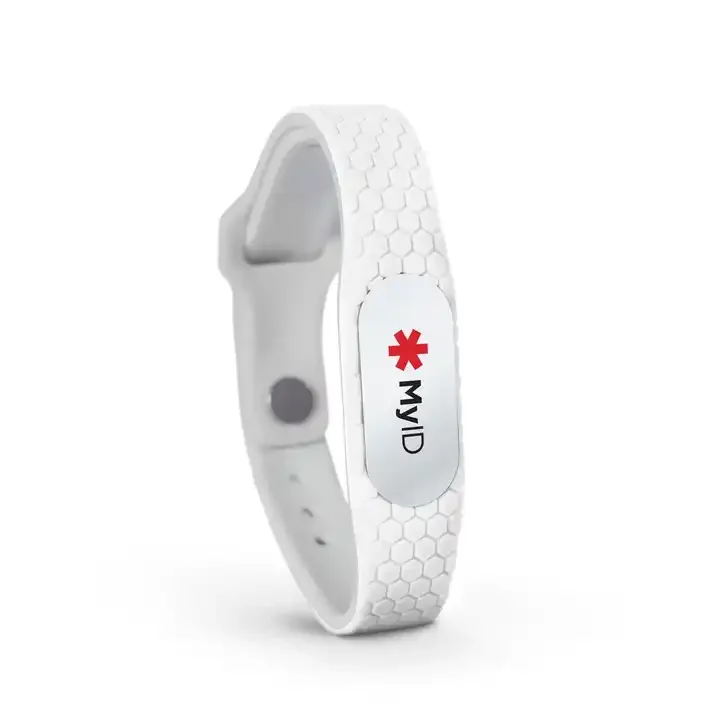 Adjustable Engrave medical alert bracelet with pod fine jewelry bracelets women bracelet