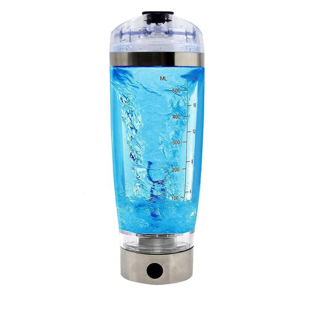 BPA Free Gym Bottles Protein Mixer Rechargeable Battery Vortex Mixer Pre Post Workout Shaker Cup 20 oz USB shaker bottle