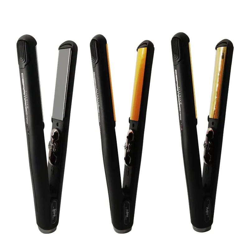 Custom logo private label flat iron nano titanium professional hair straightener 450 degrees flat irons vendors