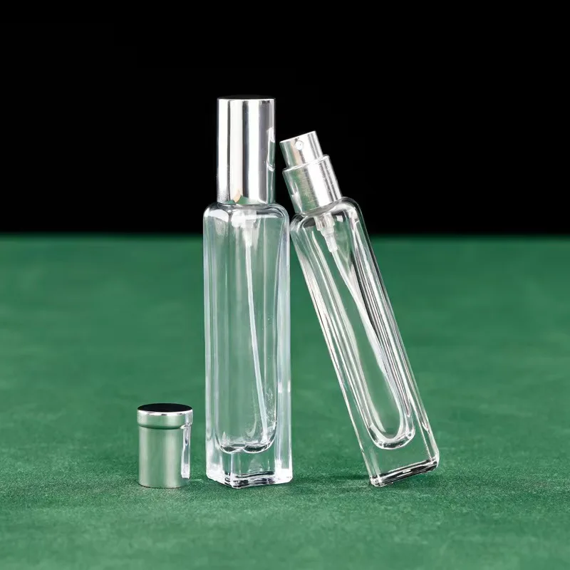 Stock 15ml Perfume Bottle Glass Divided Bottles Pump Spray for