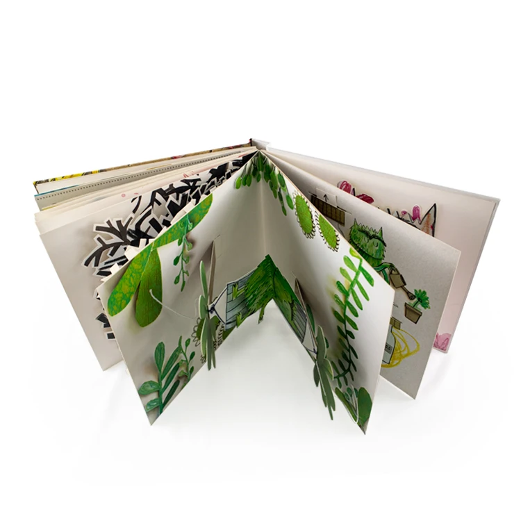 High Quality Book Cheap Art Paper Hardcover Children Story 3D Pop Up Book Printing