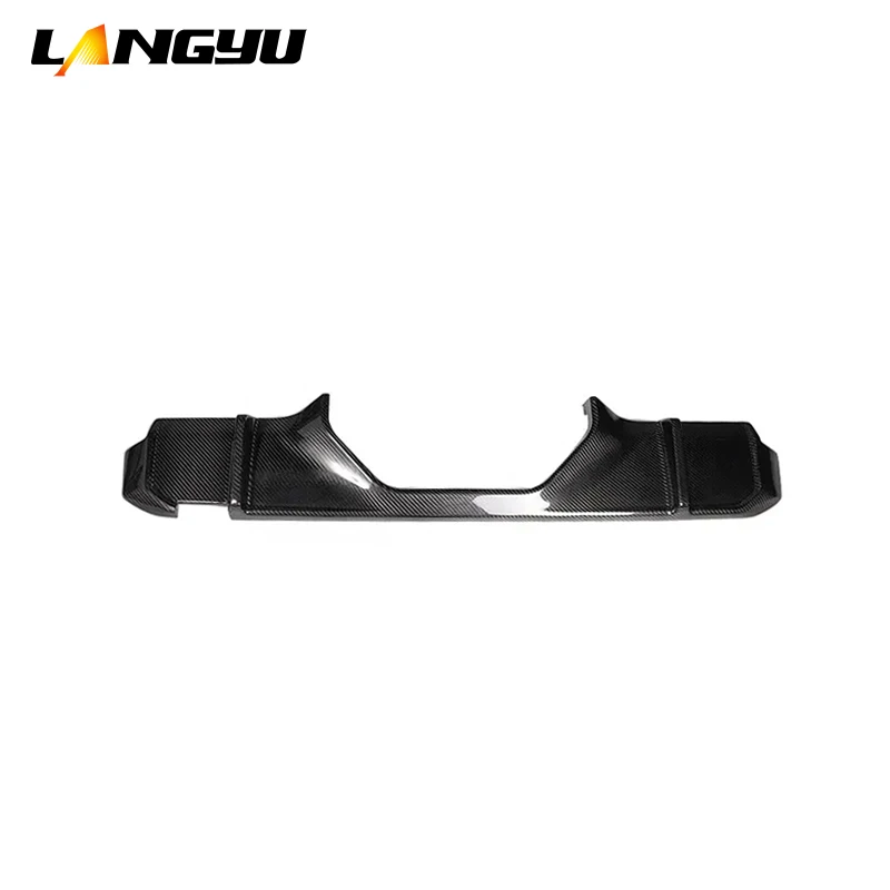 Langyu Car Accessories Rear Splitter Dry Carbon Fiber Rear Lip For BMW M4 G82 Upgrade MP Style Rear Diffuser