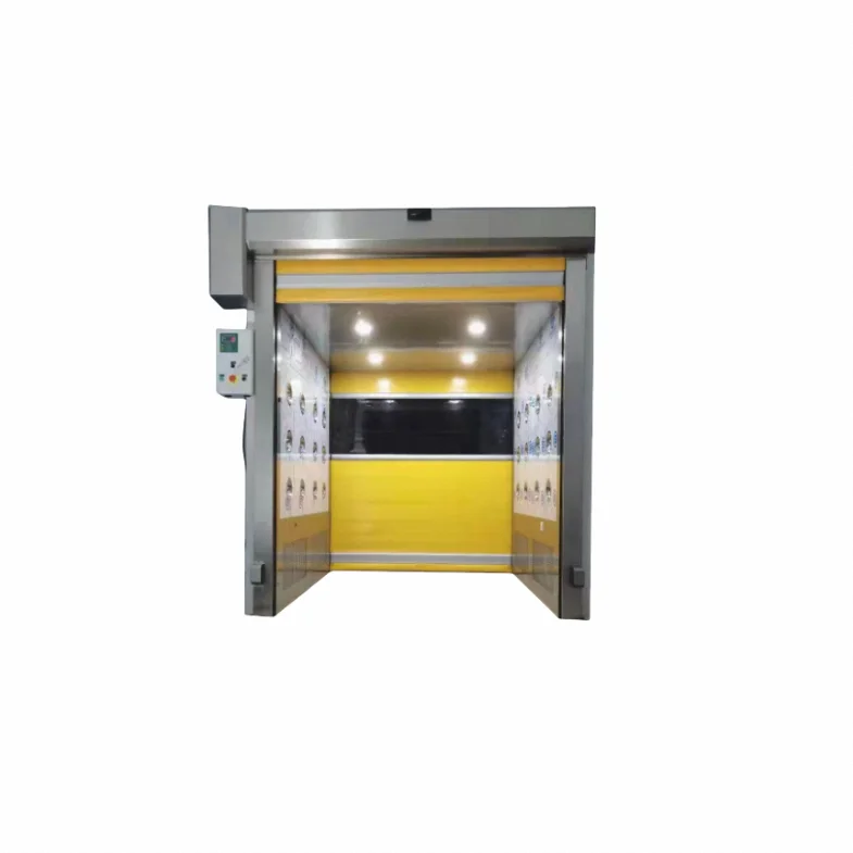 Manufacturer Supplier High Efficiency Fully Automatic Air Shower Clean Room Quick Rolling Door Cargo Shower Room