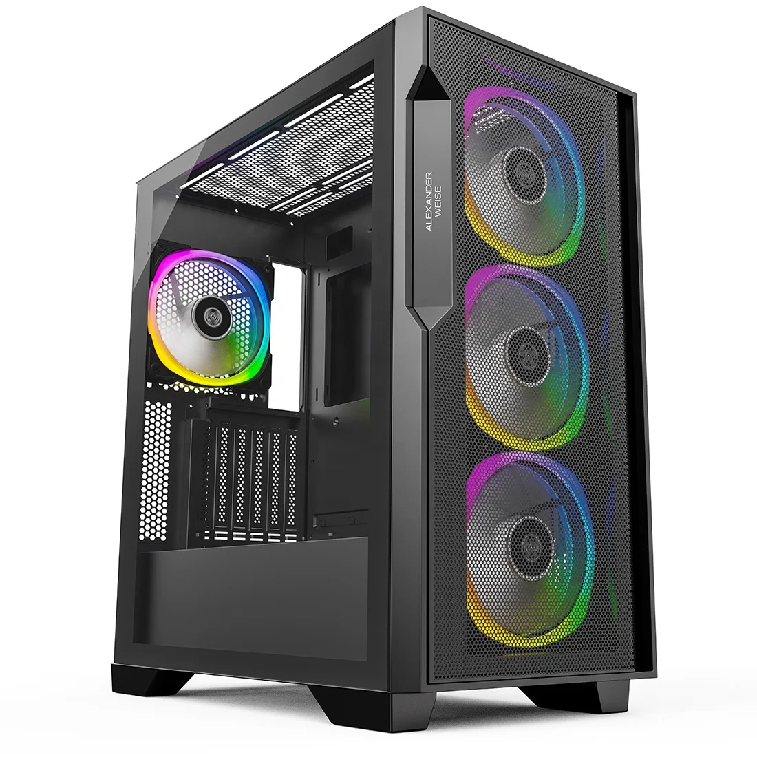 JNP EATX профессиональный игровой ПК настольный компьютер RGB ATX компьютерный чехол для
