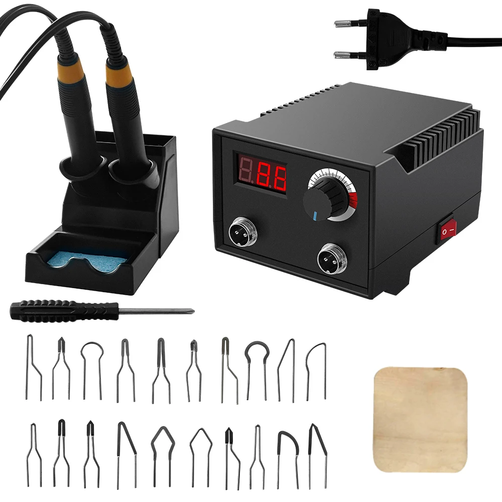 Wood Burner Pyrography Pen Burning Machine Gourd Crafts Tool Set With Welding Wire Top Adjustable Temperature