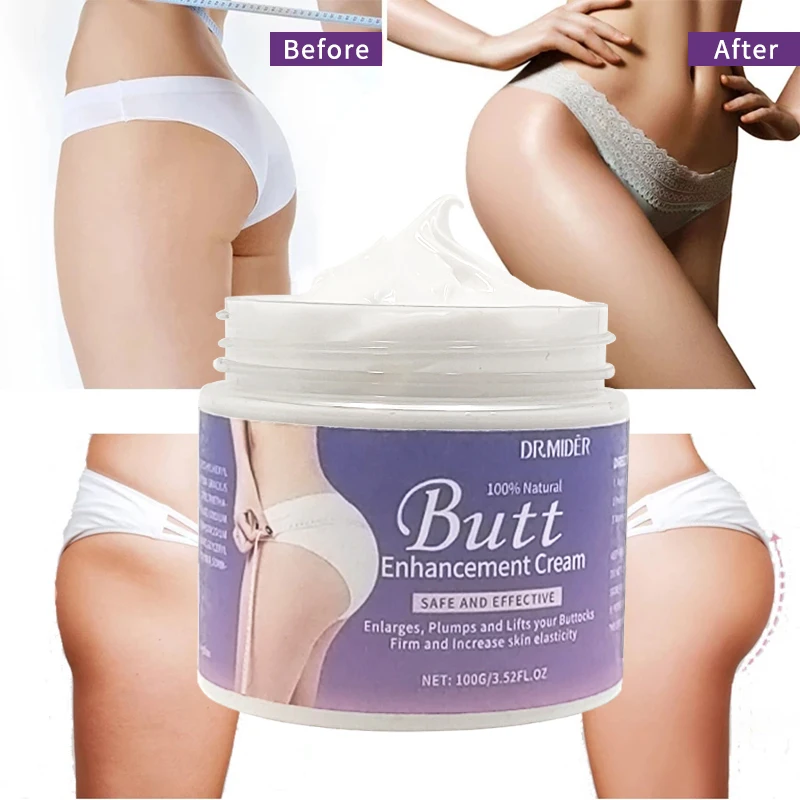 High Quality Best plant extracts 100% natural Women Hip Lift Up Cream Organic Side Free Effects Massage Butt Enhancement Cream