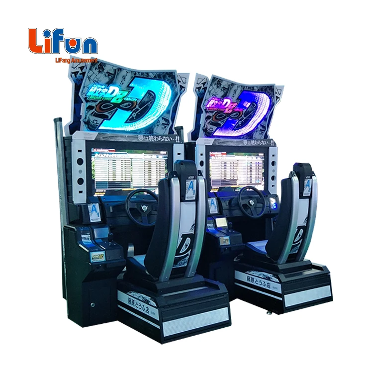 lifun car race commercial initial d arcade machine coin operated car drive race simulator game machine for game zone