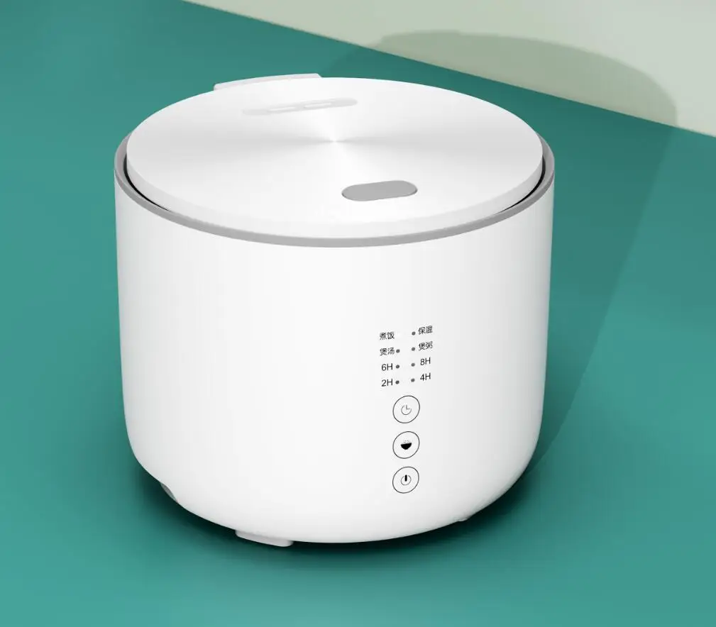 Fashion Korea 2L White Automatic Mini Travel Rice cooker with Premium Non Stick Inner Pot