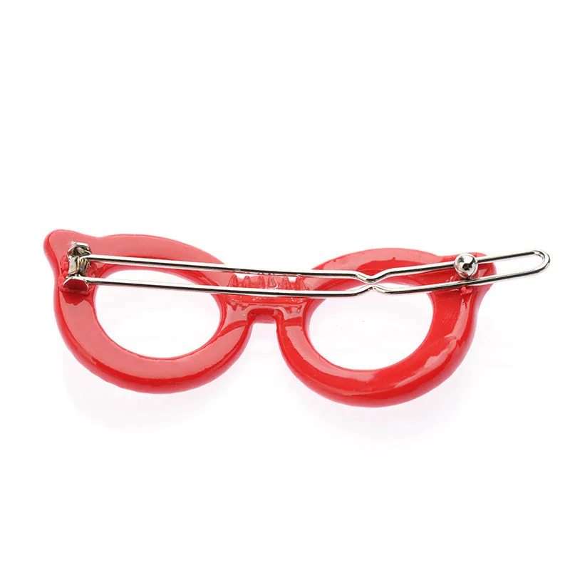 Fashion Girls Rhinestone Glass Shape Design Hair Pin Clips Wholesale