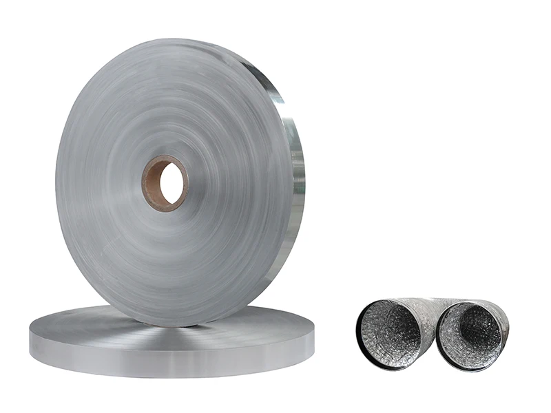 Aluminum foil for kitchen exhaust pipe, non-combustible kitchen exhaust pipe