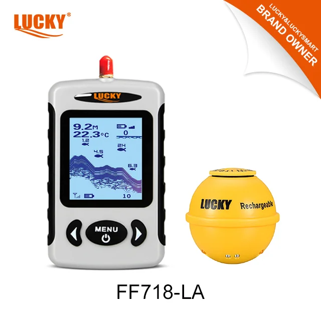 Lucky fish sonar FF718-LA 2.2 inch Dot-Matrix Display for bait boat