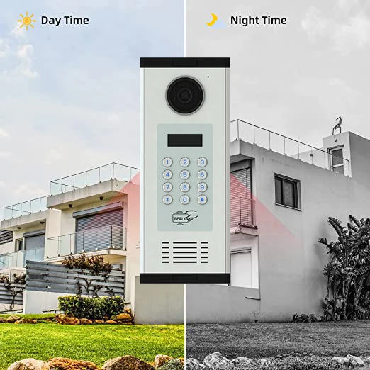 4.3 inch Building Access Control System Multi Apartment video door phone smart building video ring doorbell IP intercom system
