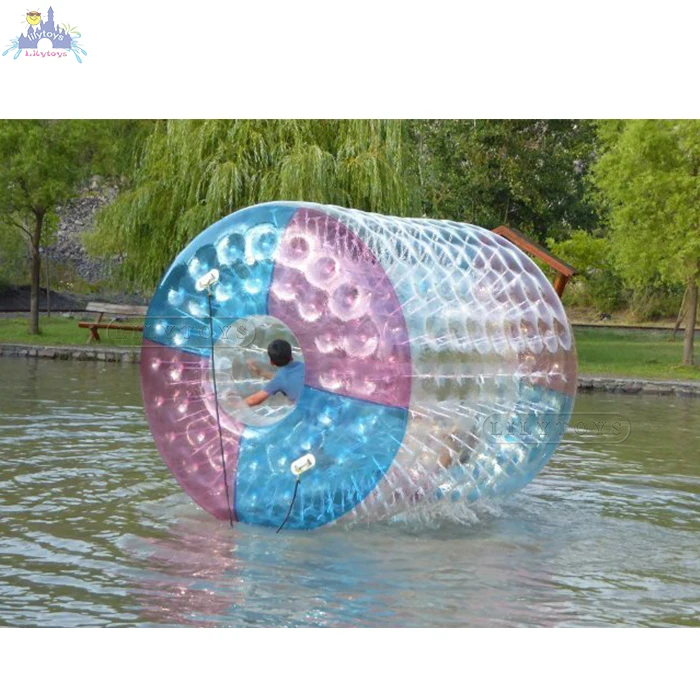 Hot sale PVC inflatable water rolling ball  jumbo water ball walk on water plastic ball for swimming pool games