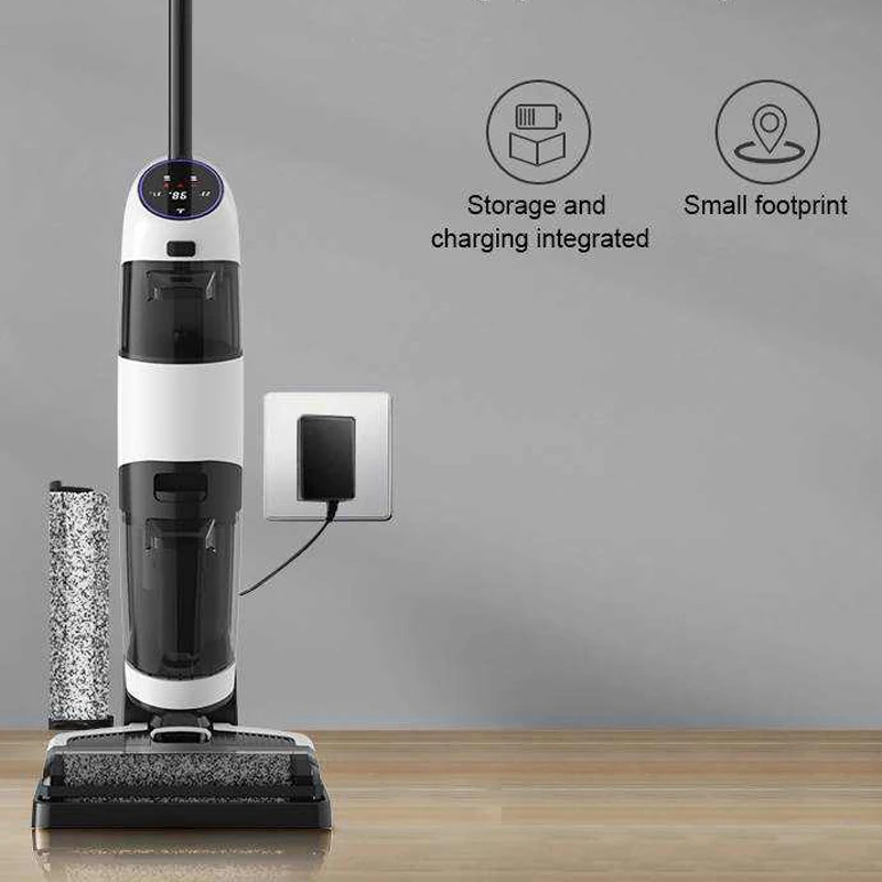 Mops and Brooms Wireless Vacuum and Mop Floor Washing Machine Wet Dry Vaccum Cleaner Cordless Battery Brushless Motor K9 60 80