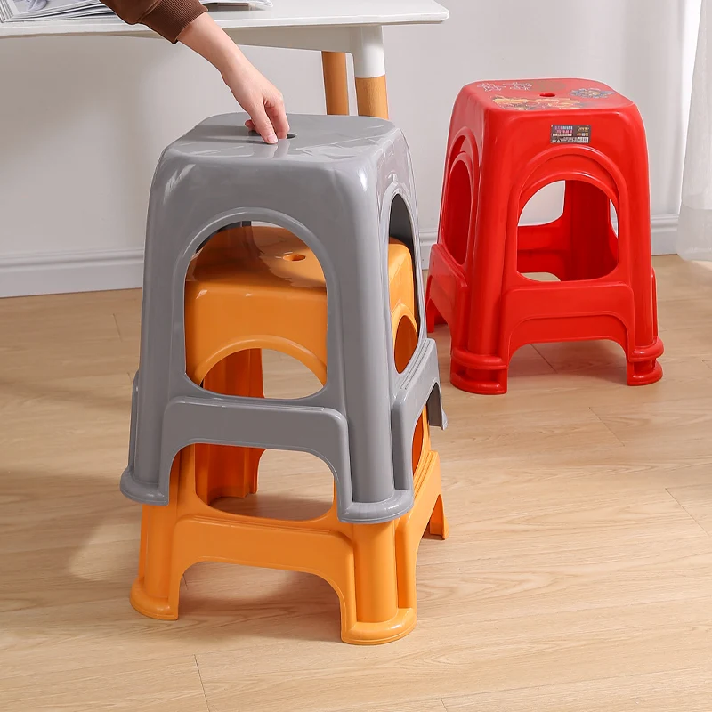 Оптовая продажа прочный пластиковый стул для укладки табуретов современный улицы