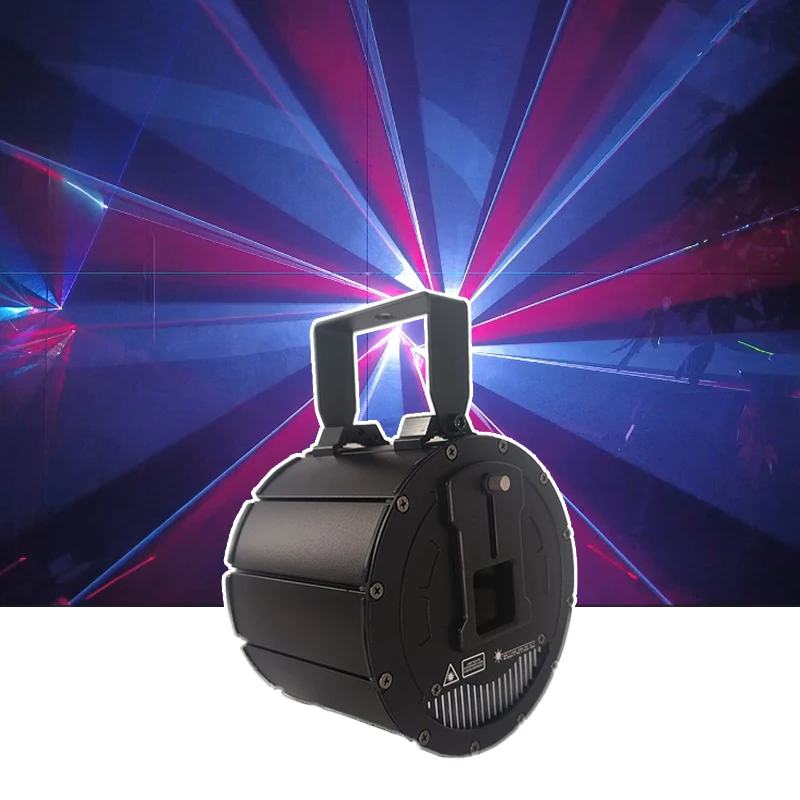 Лазерная лампа RGB круглой формы 2 Вт