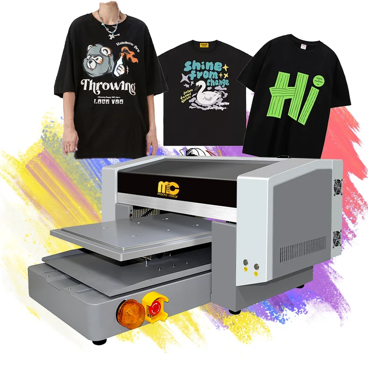 Factory Supply Two Heads Automatic Digital Custom Full Color Garment dtg printer a3 t-shirt printing machine  Price