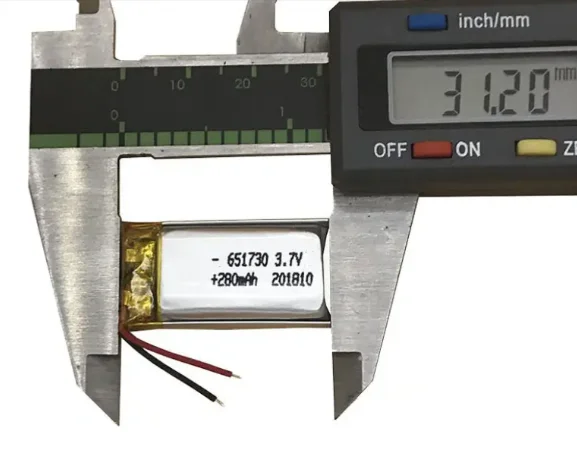 Плоская ячейка lipo great power 3 7 В 651730 280 мАч перезаряжаемая литий-ионная полимерная призматическая батарея