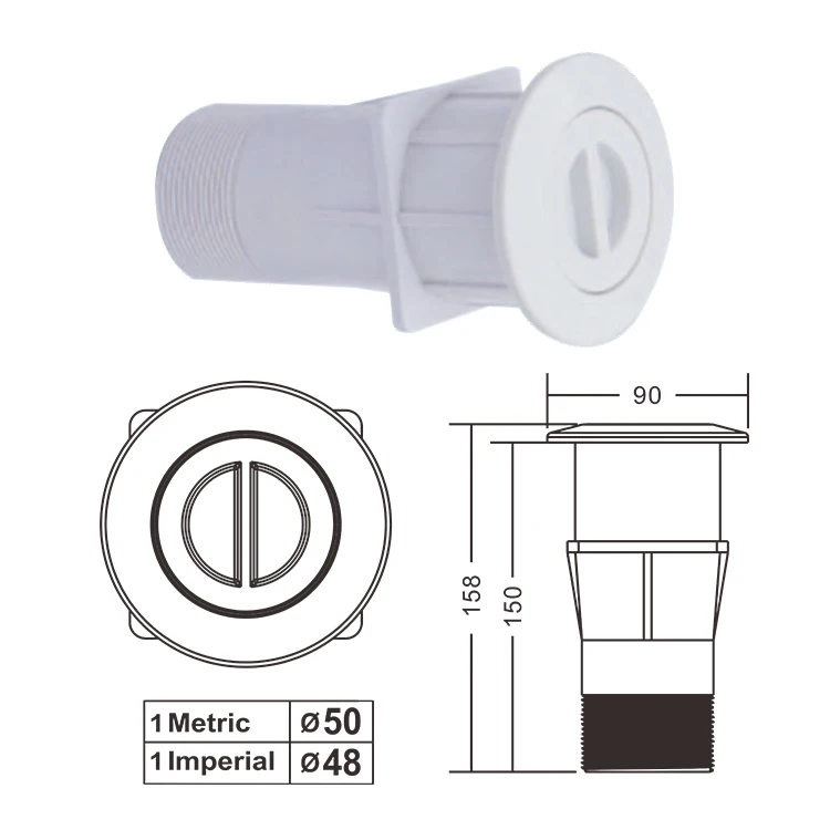 Pool Spray Nozzles Accessories Water Wall Return Jets for Swimming