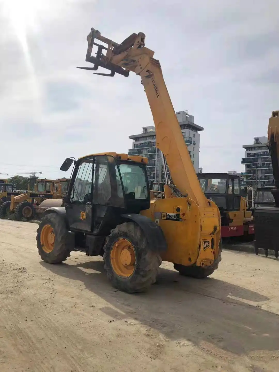 English JCB used telescopic handler used jcb forklift