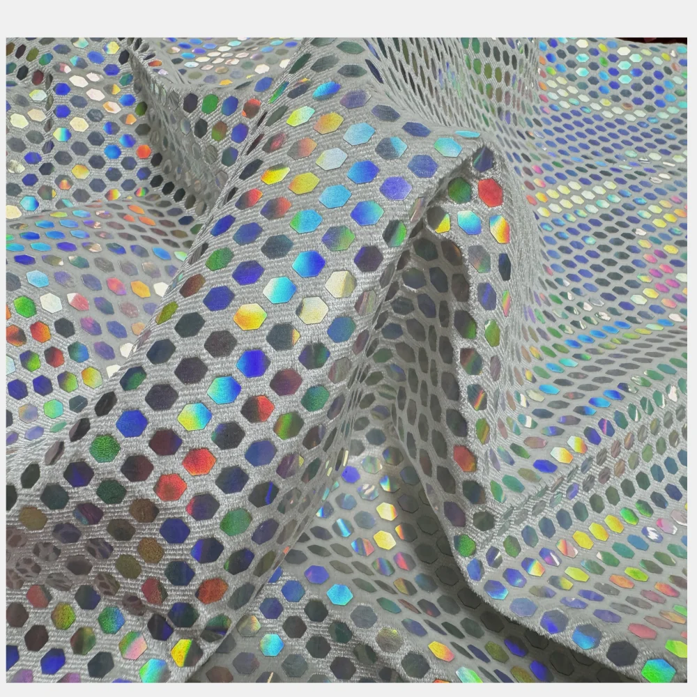 New style  Korean velvet  glitter sequin velvet fabric for women dress
