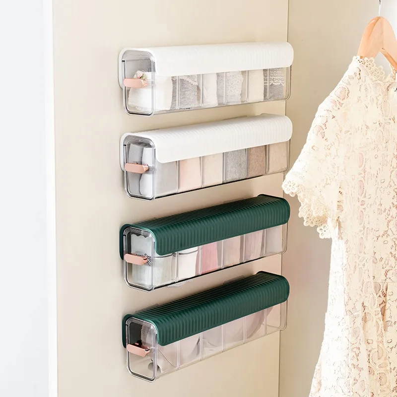Grid plastic storage box container wardrobe organizer storage box multipurpose storage box