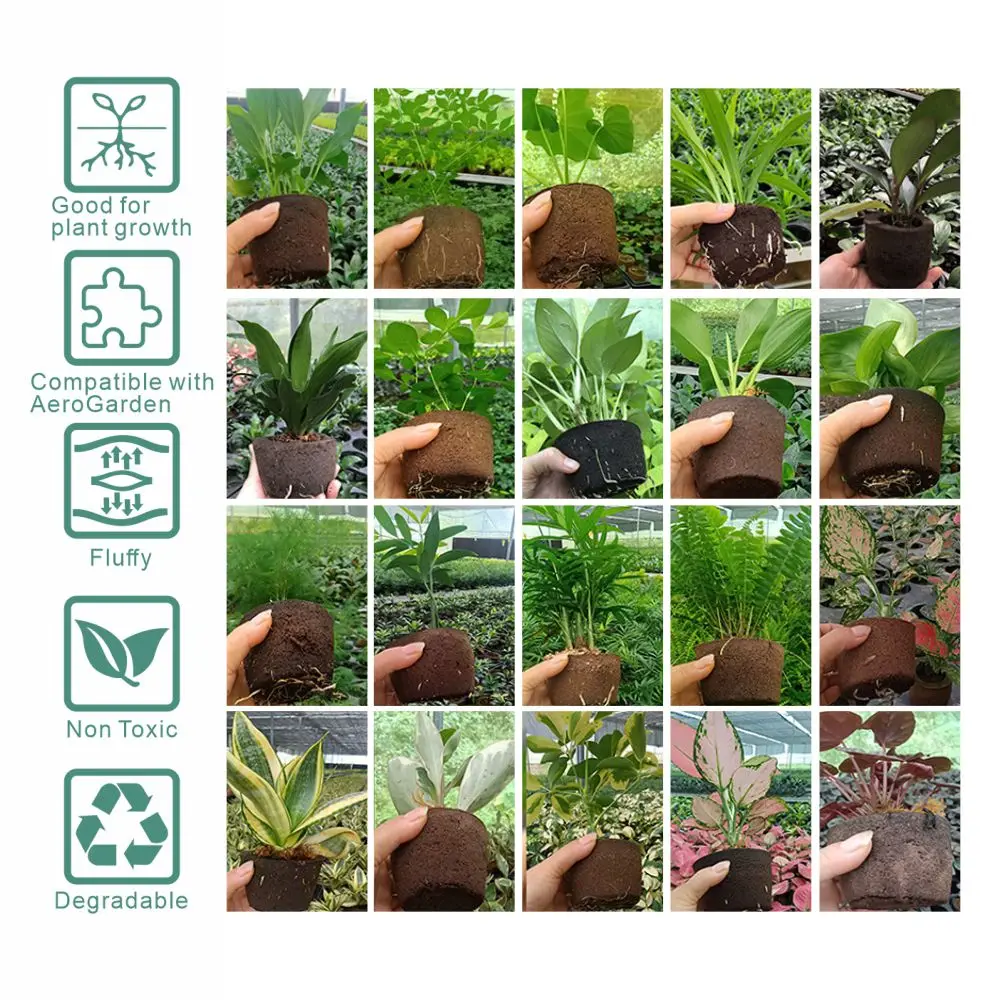 30ML Smart Soil with nutrition peat pot nutrition coconut peat soil block coco peat block