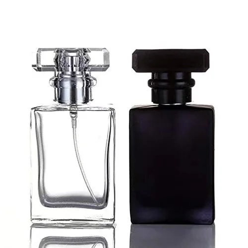 100 ml black empty glass spray perfume bottle