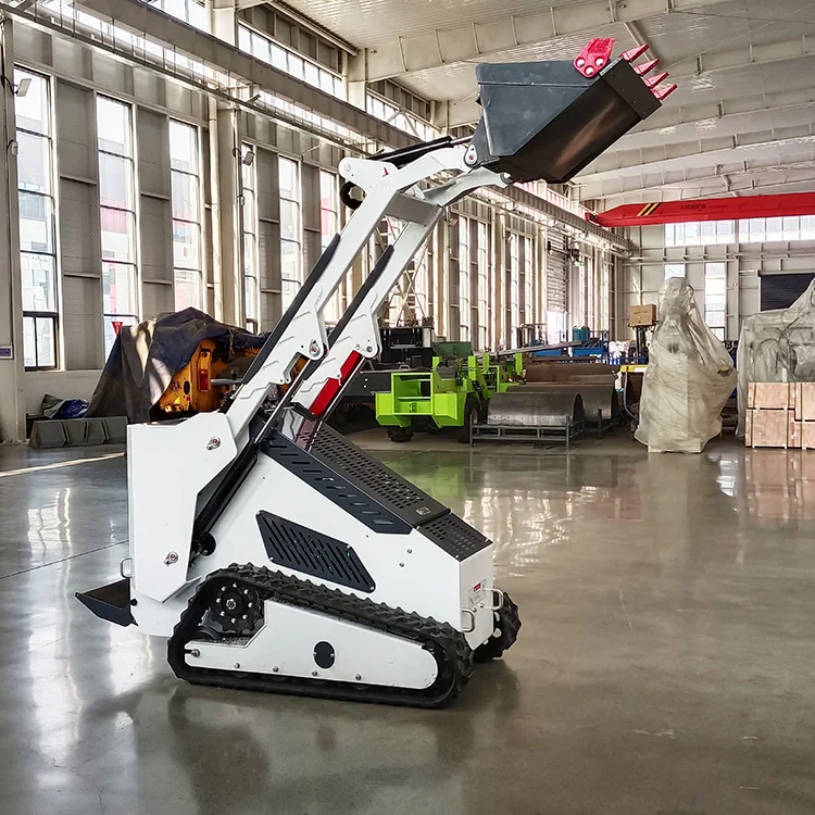 Multifunctional custom Mini Skid Steer Loader Garden Machine Mini Hydraulic Crawler Excavator Forklift With CE EPA Engine