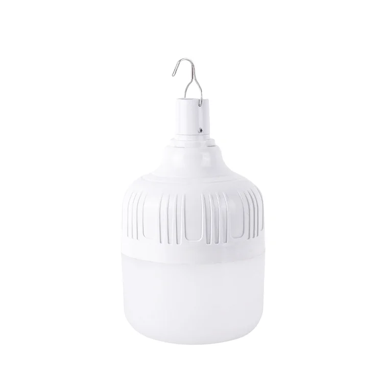 Portable outdoor battery energy-saving camping light bulb E27 light bulb Rechargeable home Led emergency charging light