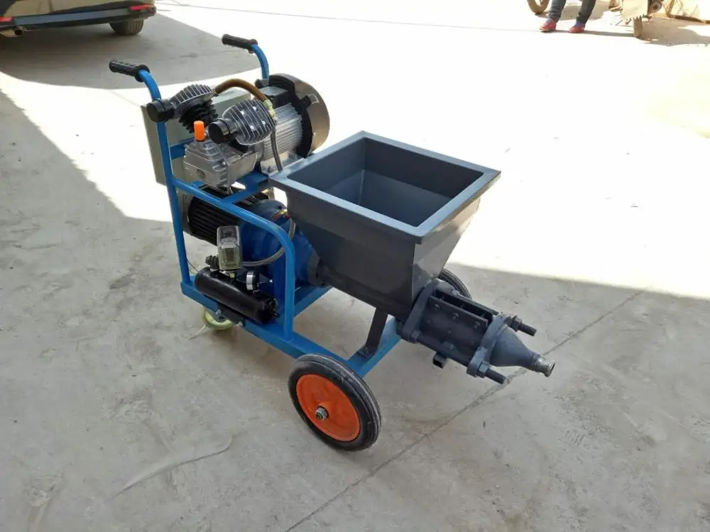 
cement mortar plaster machine/gypsum putty spraying pump machine Gypsum Plaster Spraying Machine 