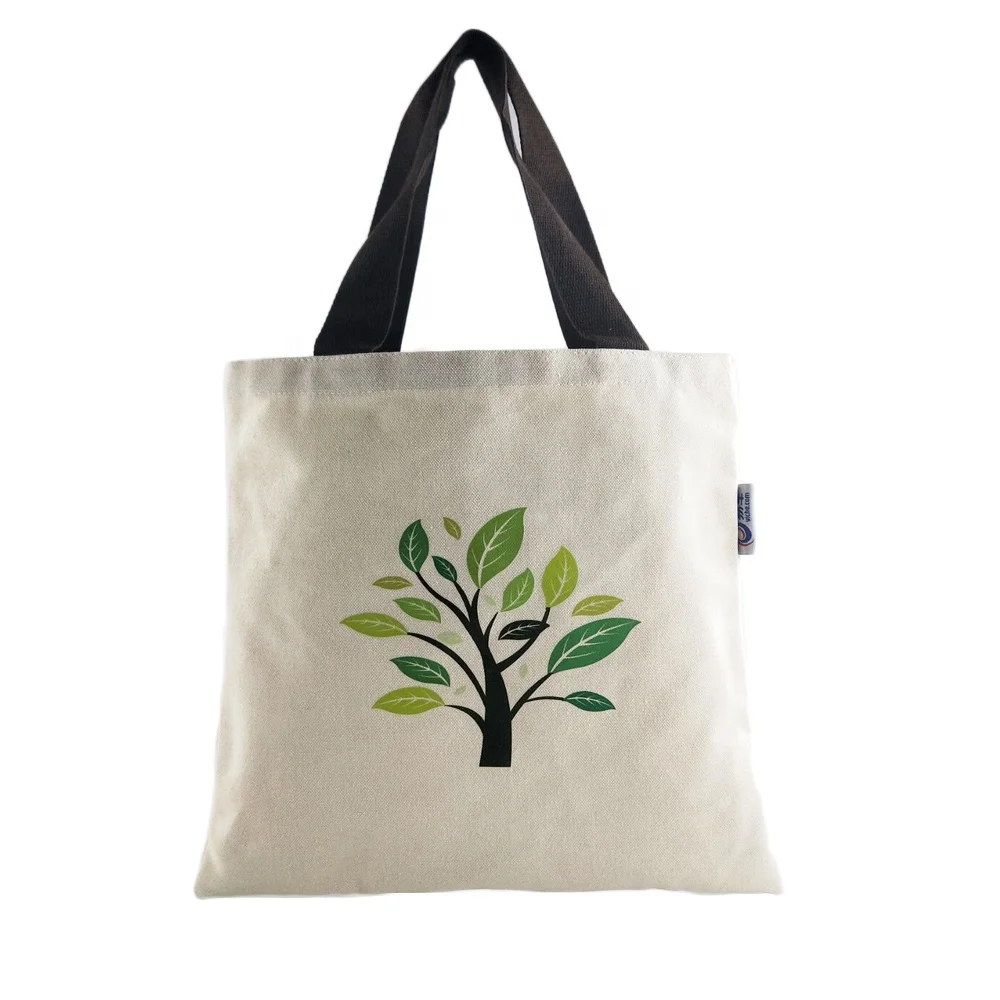 Customized recyclable colorful printing OEM cotton tote canvas shopping bag
