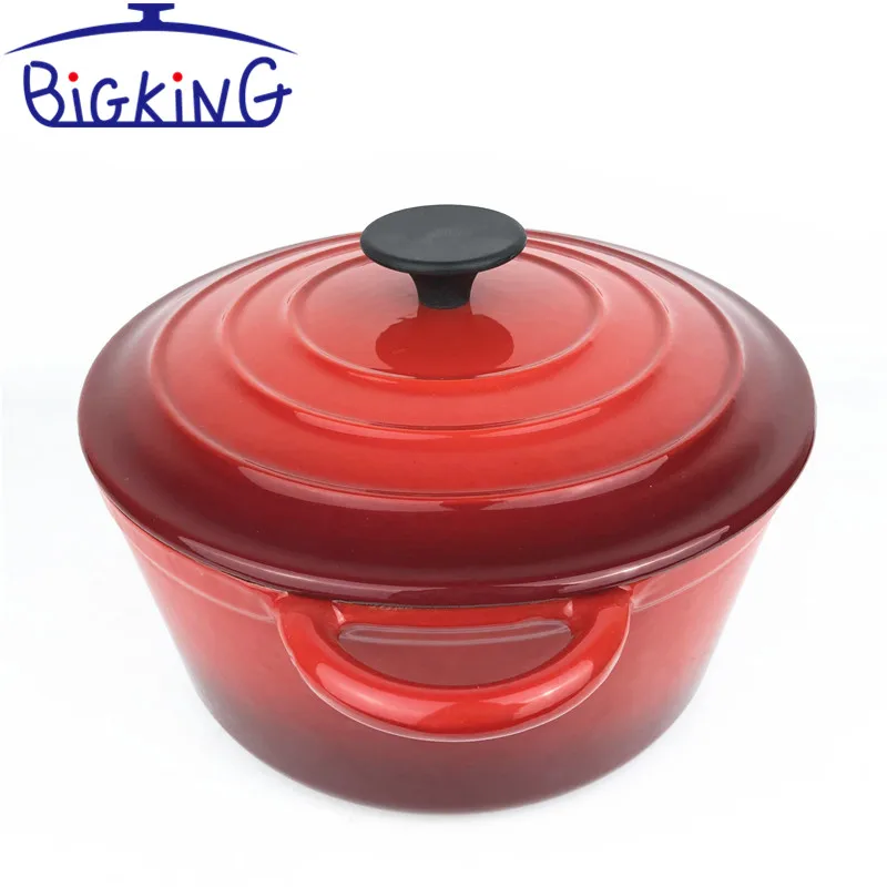 Cast Iron Enameled Round Cooking Pot /Dutch Oven/Casserole/Cocotte