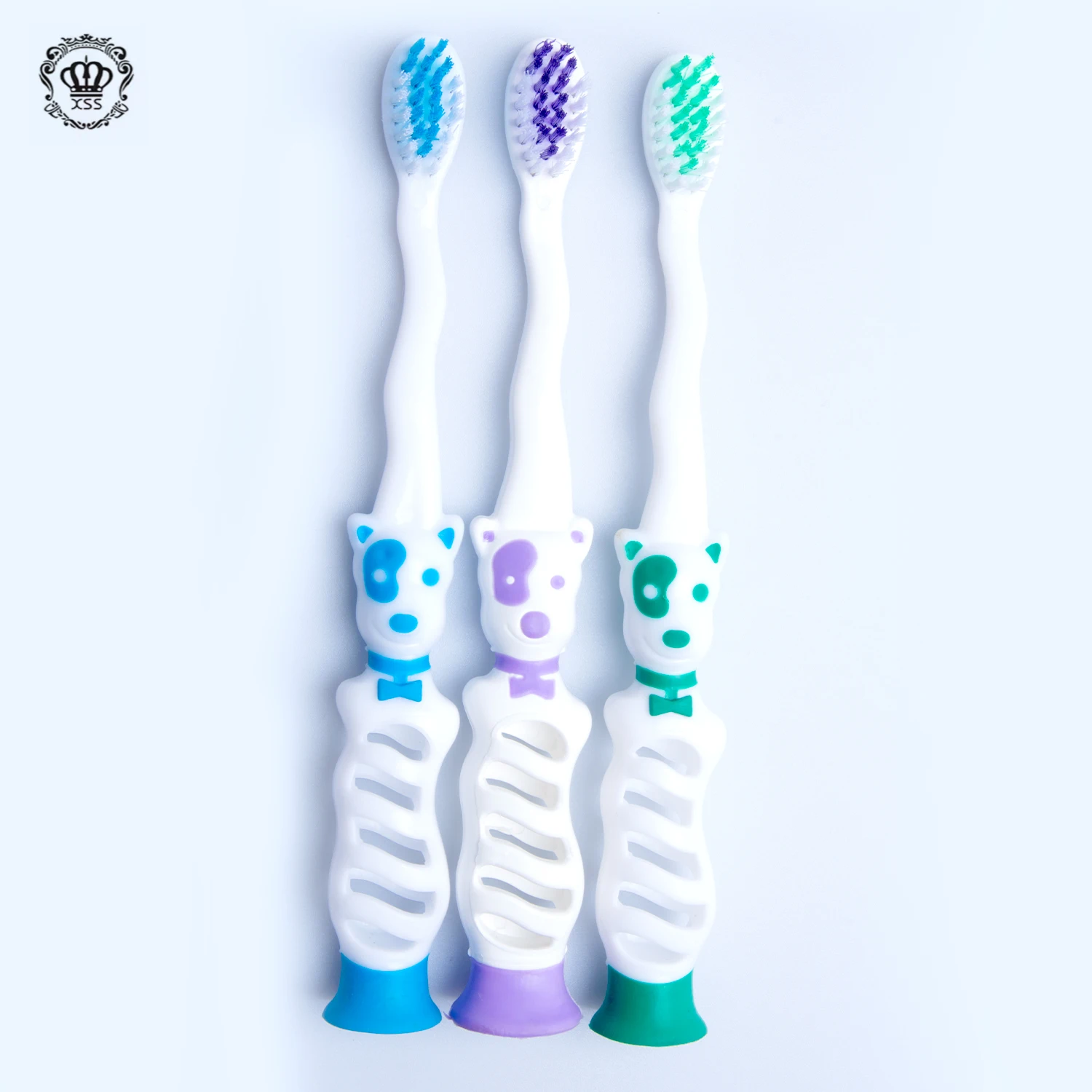 XiBrush заводская цена лидер продаж детская зубная щетка с мультяшным дизайном пластиковая