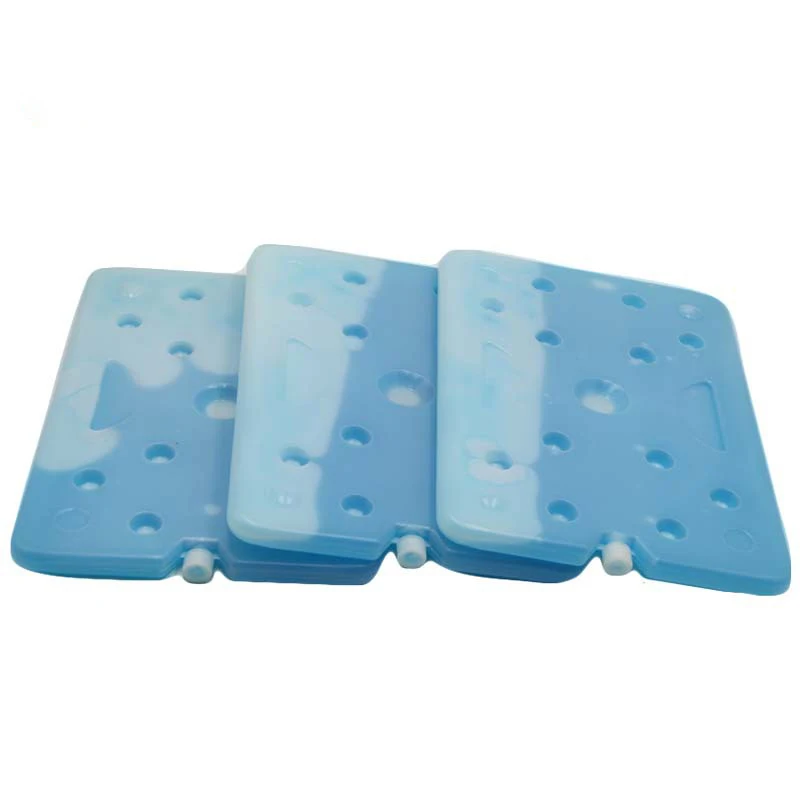 Freezer Gel Ice Cooler Brick Reusable Hard Plastic Wholesale Multiple Sizes Food HDPE Insulated Lunch Box
